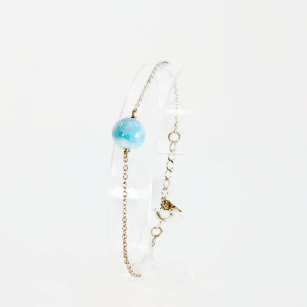 Bracelet perle de larimar