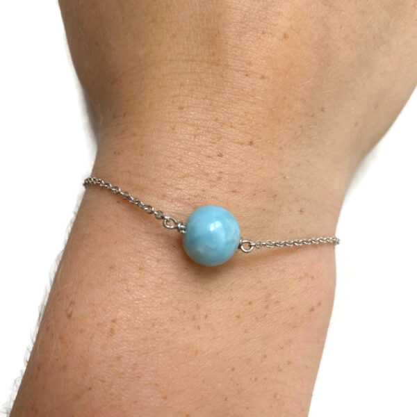 Bracelet perle de larimar – Image 3