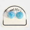 Boucles d'oreilles clous larimar