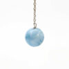 Boucles d'oreilles larimar et argent massif – Image 5