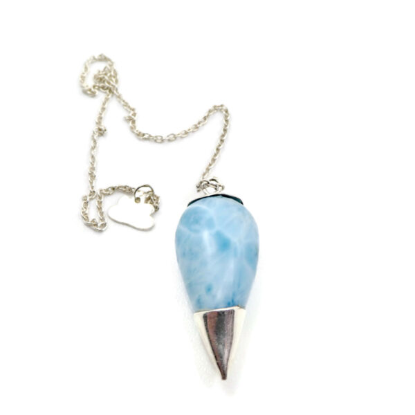 Pendule en Larimar et argent massif – Image 5