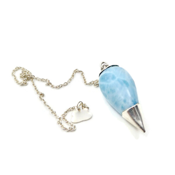 Pendule en Larimar et argent massif – Image 3