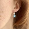 Boucles d'oreilles dormeuses "Papillons" – Image 4