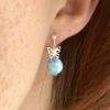 Boucles d'oreilles dormeuses "Papillons" – Image 3